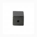 Wooden Bead Cube / Square 10 mm Svart