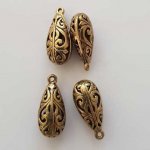 Gjennomsiktig dråpe amulett N°03-02