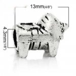 Perle nr. 1008 Animal Silver
