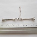 European Style Watch Dial Chain Armbånd med karabinkrok 6 X 7.5 Cm