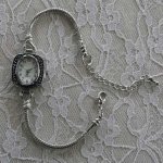 Europeisk stil urskive kjede armbånd med karabinkrok 8.5 X 9.5 Cm