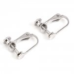 Øredobberholder Justerbar klips Platinum N°06 x 1 par