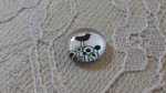 rund glass cabochon 10mm fugler 018 