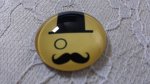 glass cabochon rund 25mm bart 023 