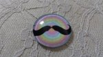 glass cabochon rund 25 mm bart 001 