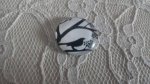 cabochon rundt glass 25mm fugler 001 