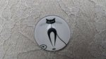 glass cabochon rund 25mm kat 016 