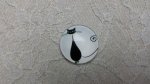 glass cabochon rund 25mm kat 013 