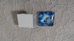 firkantet glass cabochon 25mm 027 