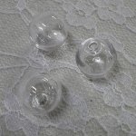 Glasskuler runde 16mm 10 stykker å fylle