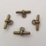 Stangstang for sølv metallspenne nr. 19 Bronse
