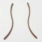 Bar Buet metallstang Sølv 1 ring N°02 Bronse