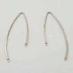 Bar Buet Metallstang Sølv 2 Ringer N°04 Sølv