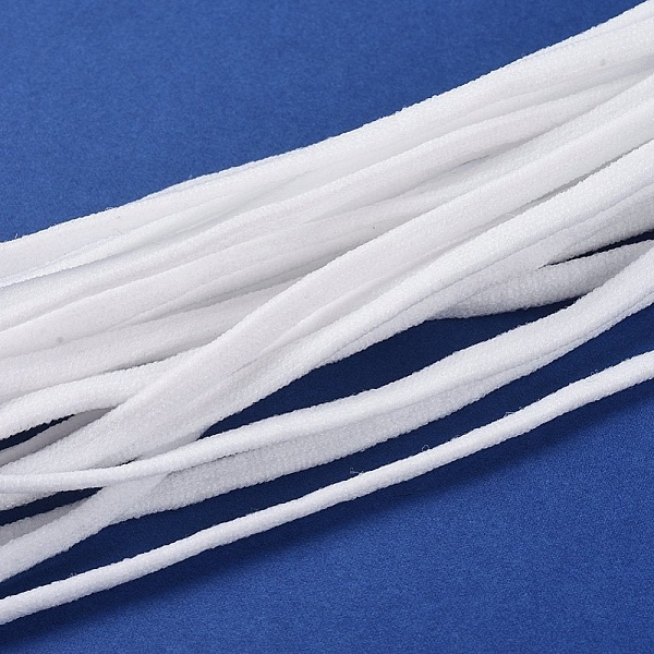 Flat Polyester Elastisk 4 mm per meter