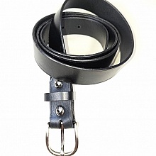 Ceinture classique cuir noir 