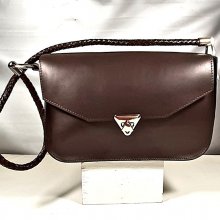 Sac cuir avec bandoulière tressée cuir