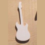Figurine marque sted elektrisk gitar bryllup musikk tema håndlaget heltre