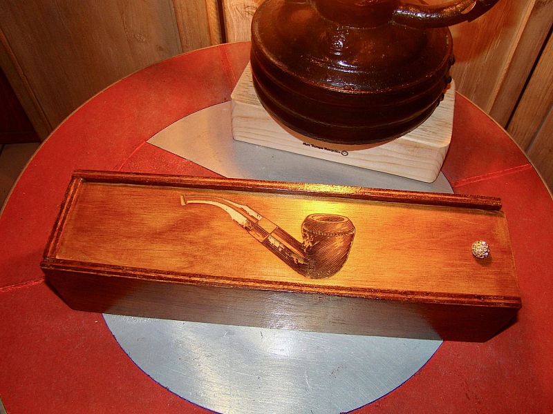 Vintage pipe boks med pipe