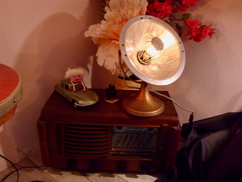 Gammel CALORS varmelampe 