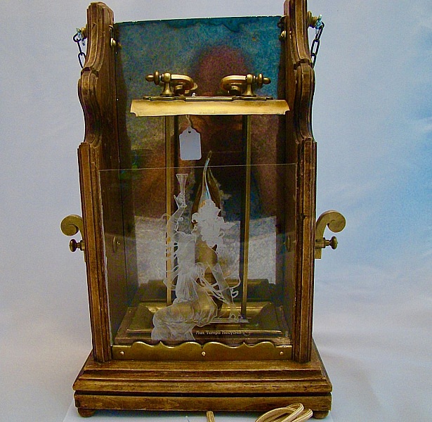 Antikk lampe Stor stearinlyslykt 1900