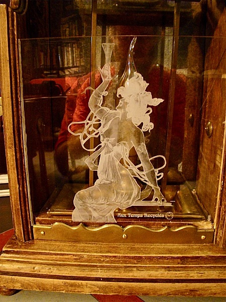 Antikk lampe Stor stearinlyslykt 1900