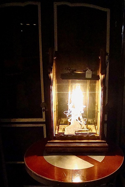 Antikk lampe Stor stearinlyslykt 1900