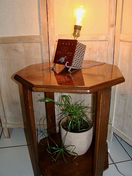 Steampunk retro fremtidig lampe 2