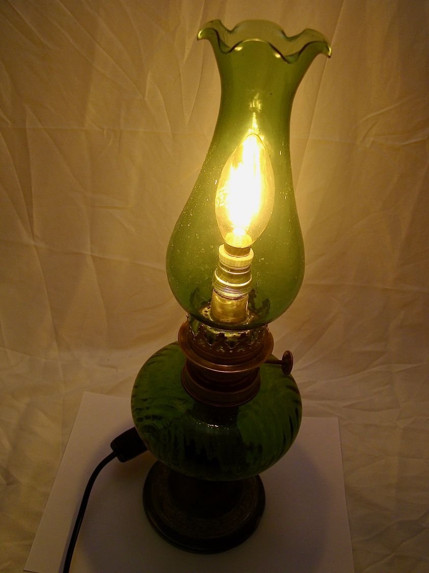 GREEN LANTERN oljelampe 
