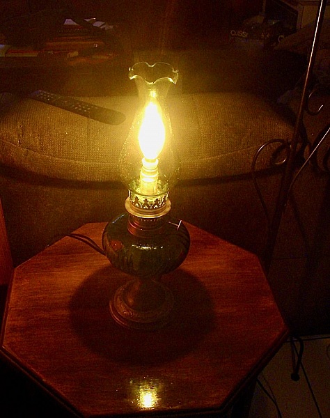 GREEN LANTERN oljelampe 