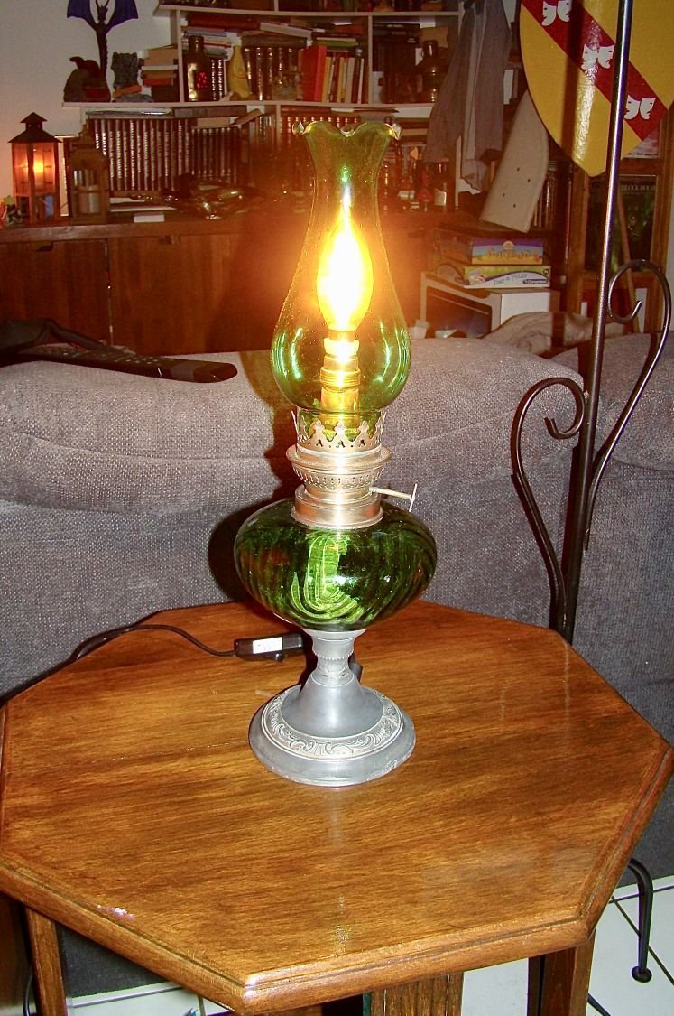 GREEN LANTERN oljelampe 