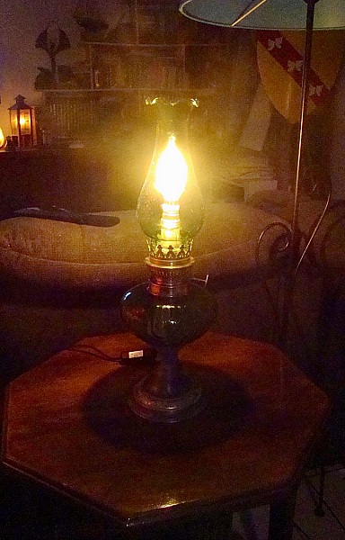 GREEN LANTERN oljelampe 