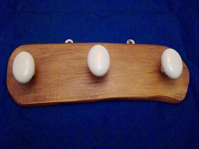 Porte-manteau 3 pat&egrave;res recycl&eacute; taille moyenne 