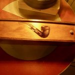 Vintage pipe boks med pipe