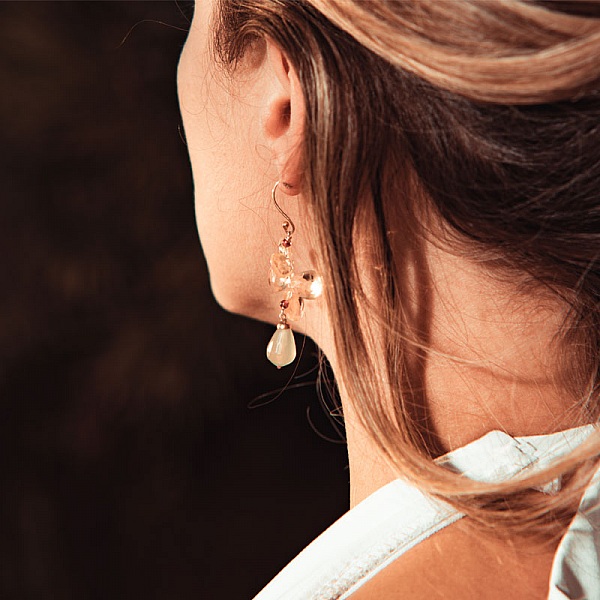 Boucles d'Oreilles Cr&eacute;ation Hippie Chic n&deg;2