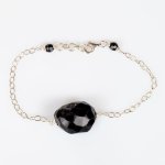 Armbånd 'Min dyrebare i svart onyx' Sølv 925