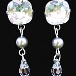 Kit boucles d'oreilles Cabochons Crystal