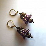 Kit pour Boucles d'oreilles Cloches Violet