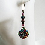 Kit boucles d'oreilles Cuba Arlequin