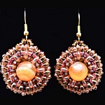 Boucles d'oreille en kit Margarita Ambre