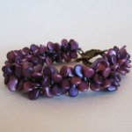 Pip Burgundy Duo armbåndssett med perler
