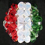 Italia Flagg Ringsett