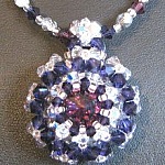 Pendentif en kit Giraglia Prune Argent