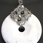 Pendentif en kit Howlite Black diamond