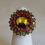 Mini-Solaris Iridescent ring-sett