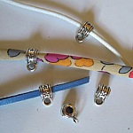 Sølvstjerne smykkefester Liten x 5