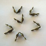 Bue deksel 4mm gullbronse x6