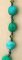 Collier fimo cama&iuml;eu Menthe