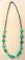 Collier fimo cama&iuml;eu Menthe