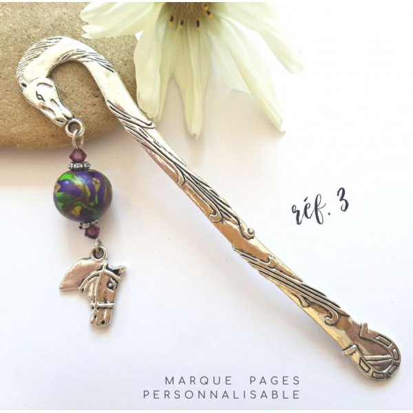 side merke anheng lidenskap hest og perle effekt mosaikk farger gr&oslash;nn fiolett