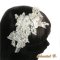 hårbånd blonder Calais elfenben bryllup tilbehør pannebånd silke blomst rhinestone